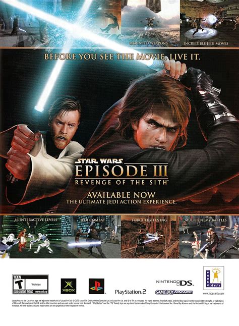 Star Wars Episode III Revenge Of The Sith The Video Game Test 